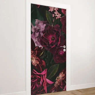Fleur de Paris door film - UN Designs - Self-adhesive door decoration Fleur de Paris door film - UN Designs - Self-adhesive door decoration