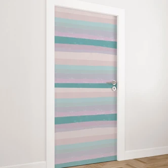 Door foil Colorful lightness - uplusmestudio - Self-adhesive door decoration Door foil Colorful lightness - uplusmestudio - Self-adhesive door decoration