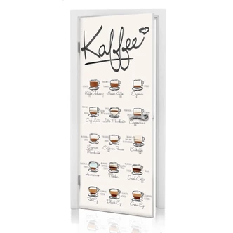 Türdesign Kaffeesorten 91x200 cm 