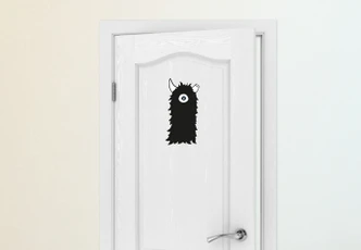 Wandtattoo Türspion Albrecht 