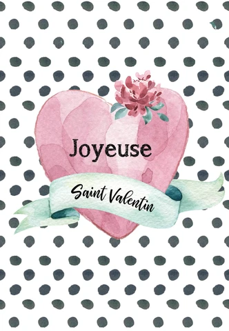 Gutschein Herz Polka Dots 