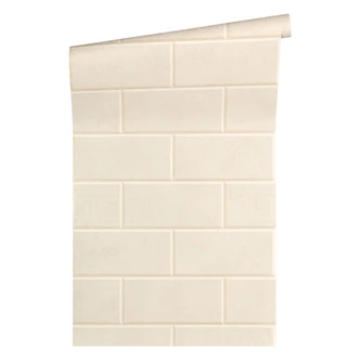 Versace wallpaper non-woven wallpaper Via Gesù beige, cream Versace wallpaper non-woven wallpaper Via Gesù beige, cream
