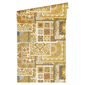 Versace Papier peint de designer - or, argent Versace Papier peint de designer - or, argent