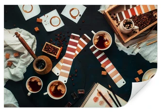 Wallprint Belenko - Shades of Coffee 