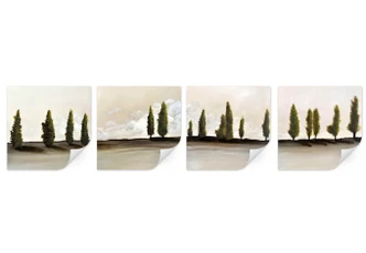Wallprint - Fedrau - Frieden (4-teilig) 