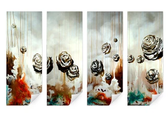 Wallprint - Fedrau - Paradiesisch (4-teilig) 