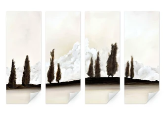 Wallprint - Fedrau - Ruhe (4-teilig) 