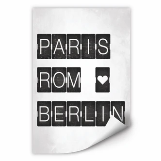 Wallprint - Paris-Rom-Berlin 