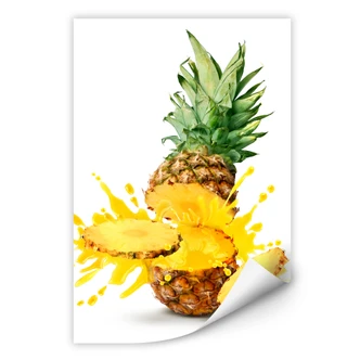 Wallprint W - Splashing Pineapple 