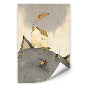Wallprint Loske - Katzenhaus 