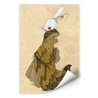 Wallprint Loske - Geisha Kaninchen 02 