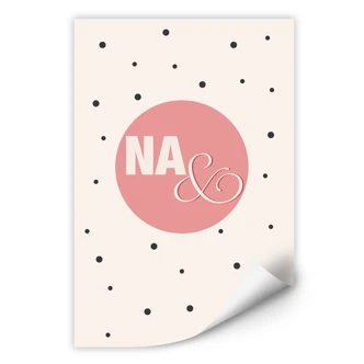 Zelfklevende Poster - Na & 