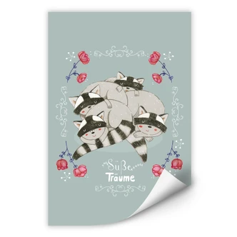 Wallprint Loske - Süße Träume 
