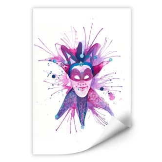 Wallprint Buttafly - Mardi Gras Mask 