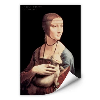 Wallprint W - Da Vinci - Die Dame mit dem Hermelin 