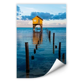 Wallprint - Haus auf dem Meer 
