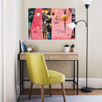 Wallprint Kandinsky - Rosa Rot 
