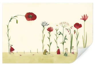 Wallprint Leffler - Blumensamen 