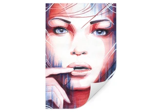 Zelfklevende Poster - Müller - Anime 