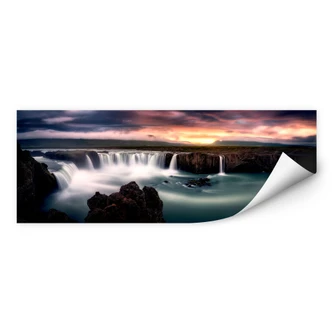 Zelfklevende Poster Mitterwallner - Fire and Water - panorama 