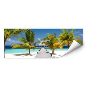 Zelfklevende Poster - Way to Paradise 