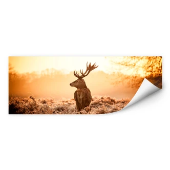 Zelfklevende Poster - Hert 