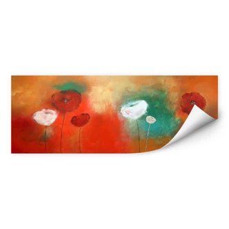 Zelfklevende Poster Melz - Flowers 