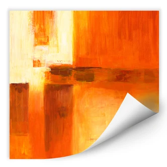 Wallprint - Schüßler - Composition in Orange and Brown 