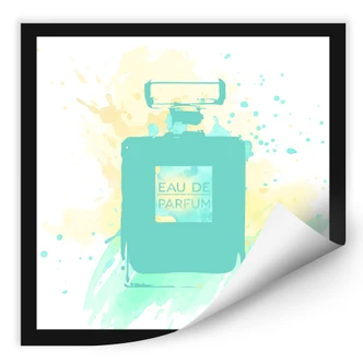 Wallprint - Eau de Parfum Aquarell - Mint 