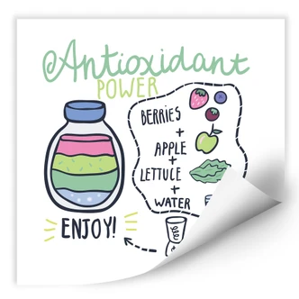 Wallprint Smoothie - quadratisch 