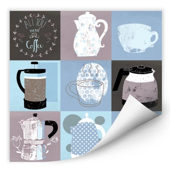 Wallprint Loske - Coffee Time 