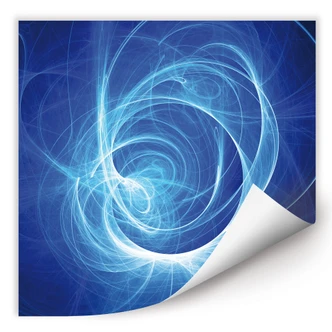 Zelfklevende Poster - Chaos Ray Blue Zelfklevende Poster - Chaos Ray Blue