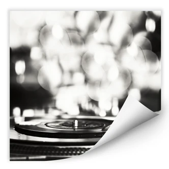 Wallprint - Vinyl Record on Turntables 