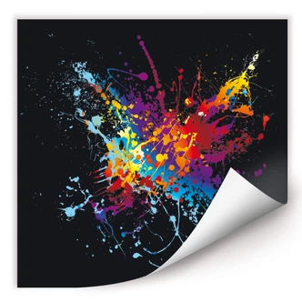 Zelfklevende Poster - Kleurenexplosie 