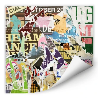Wallprint - Abgerissene Poster 2 
