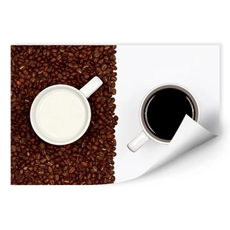 Wallprint Lavsen - White Espresso 