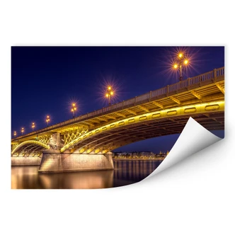 Zelfklevende Poster Mørkeberg - Budapest by Night 