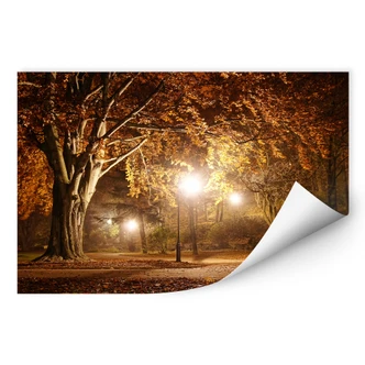 Zelfklevende Poster  - Autumn in the Park 