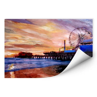 Wall print - Bleichner - Santa Monica Pier 
