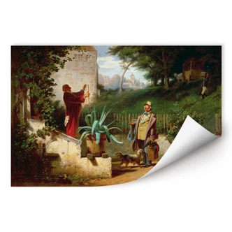 Wallprint - Spitzweg - Die Jugendfreunde 