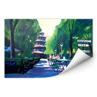 Wallprint - Bleichner - Chinesischer Turm in München 