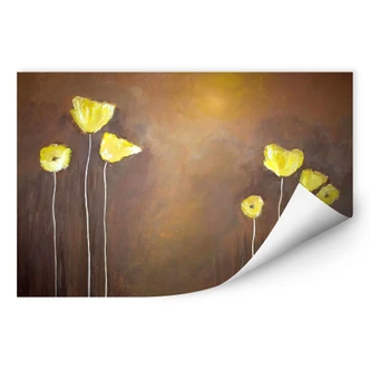 Wallprint - Melz - Gelber Mohn 
