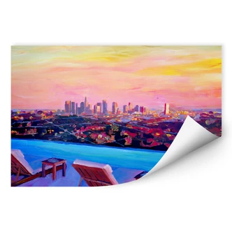 Zelfklevende Poster Bleichner - Los Angeles 