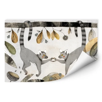 Wallprint Loske - Kattas in Love 
