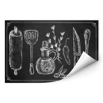 Wallprint Rustic Kitchen 
