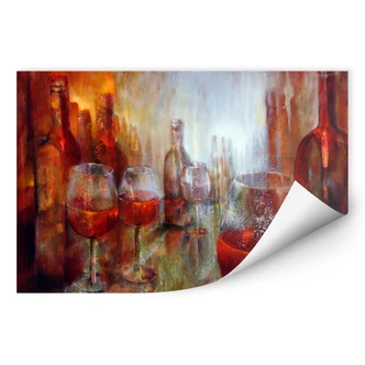 Wallprint Schmucker - Später Burgunder 