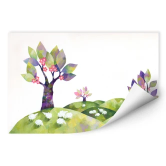 Wallprint Blanz - Die Schafswiese 