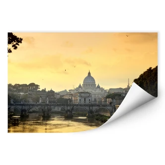 Wallprint - Engelsbrücke mit Petersdom 