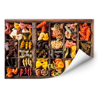 Zelfklevende Poster - Collection of Noodles 