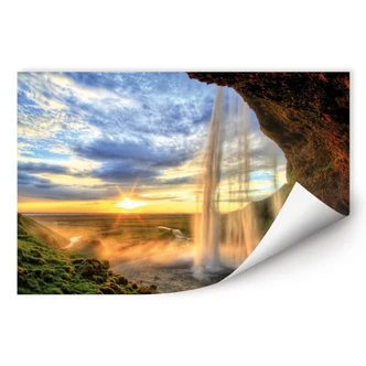 Wallprint - Seljalandsfoss Wasserfall 